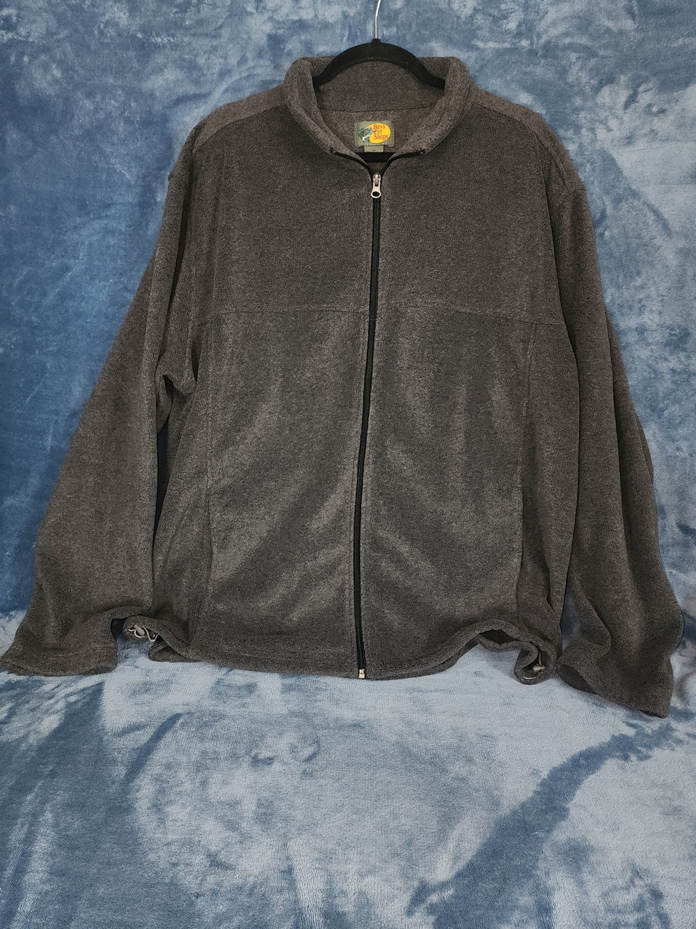 Bass Pro Shops Men's Dark Gray Full-Zip Fleece Jacket
